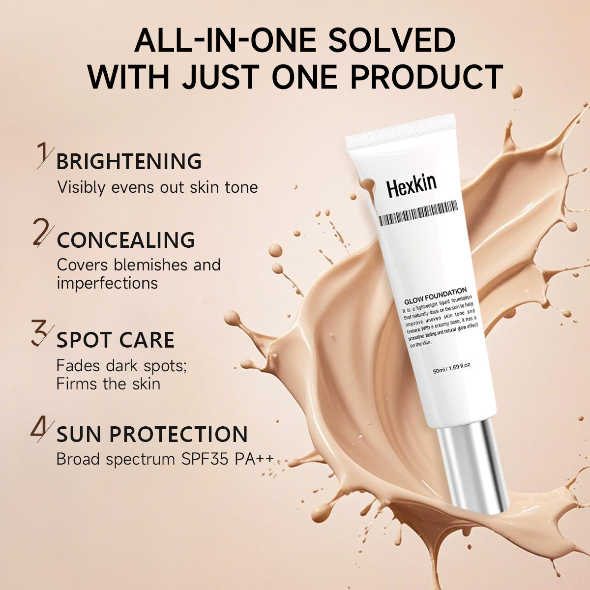 Hexkin Glow Foundation