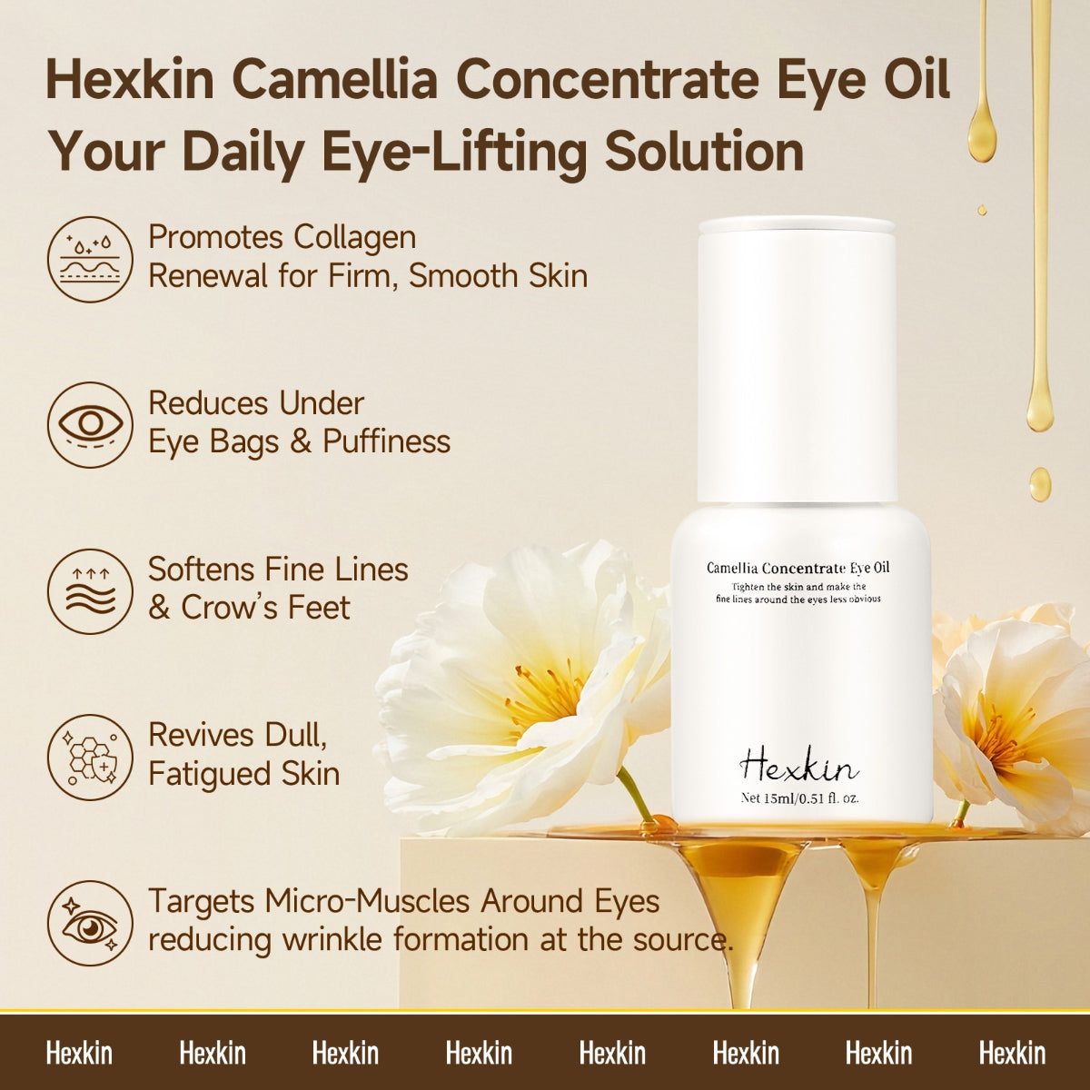 Hexkin Camellia Concentrate Eye Oil