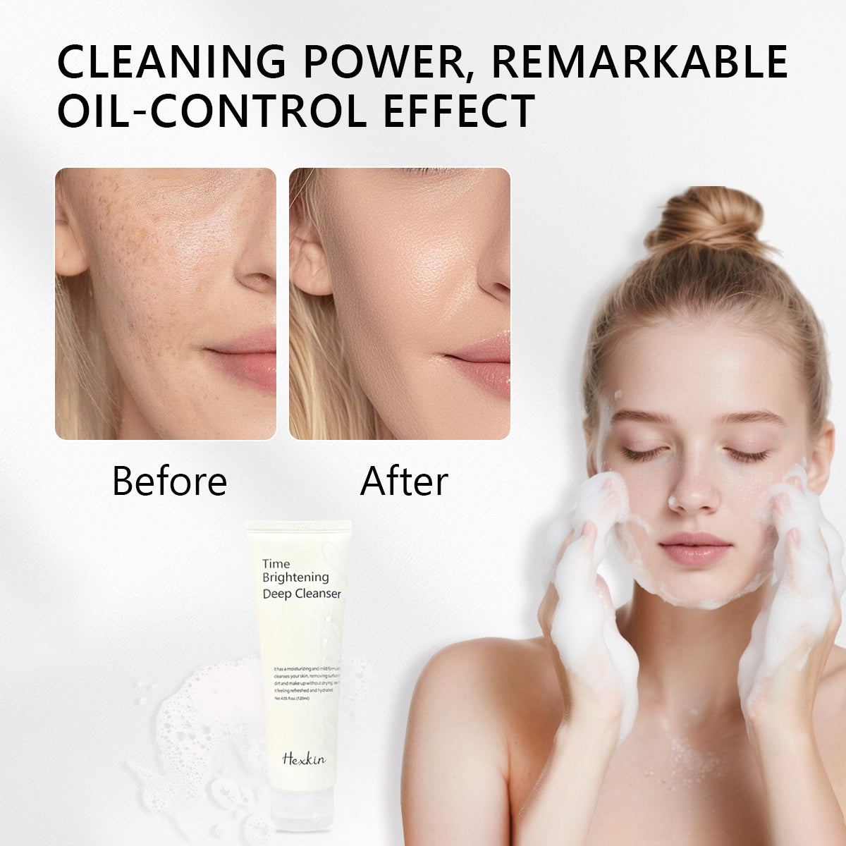 Hexkin Time Brightening Deep Cleanser
