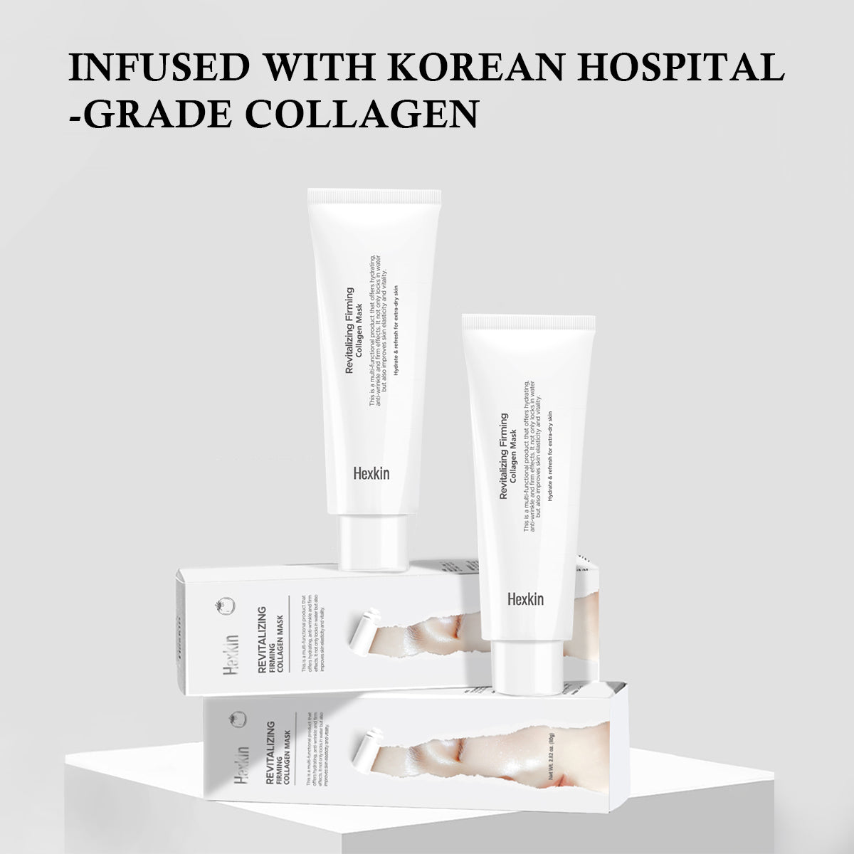 Hexkin Revitalizing Firming Collagen Mask (Free Brush)