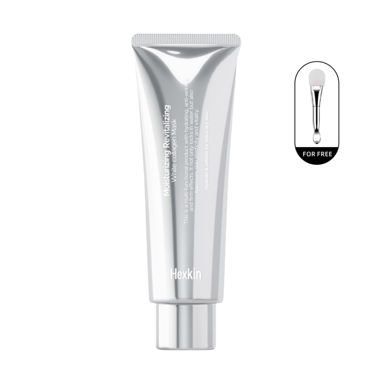 Hexkin Moisturizing Revitalizing White Collagen Mask (Free Brush)